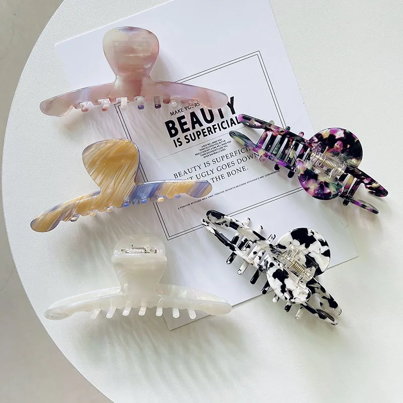 Fashion Women Simple Acetate Hair Claw Retro Hair Clips Barrette Headband Hairpin Hair Crab 2022 Trend Hair Accessories Gifts
Fashion Women Simple Acetate Hair Claw Retro Hair Clips Barrette Headband Hairpin Hair Crab 2022 Trend Hair Accessories Gifts