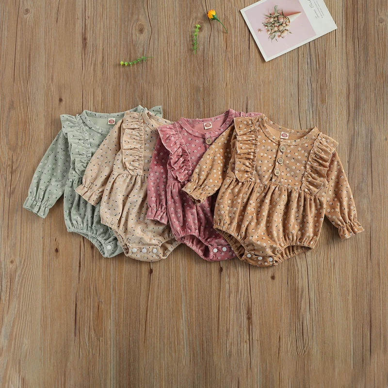 Боди с длинным рукавом для новорожденных девочек 0-18 месяцев 
Боди с длинным рукавом для новорожденных девочек 0-18 месяцев