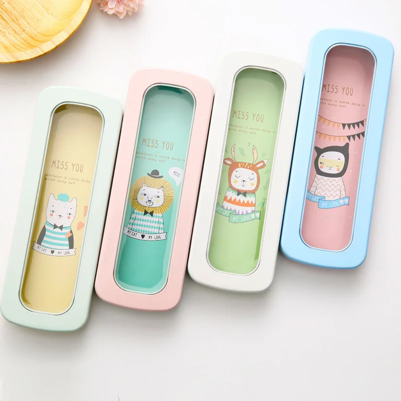 Metal Mini Pencil Box School Simple Cartoon Pure Color Kawaii Pencil Bag Office Student Supplies Cute Pencil Case Pencilcase
Metal Mini Pencil Box School Simple Cartoon Pure Color Kawaii Pencil Bag Office Student Supplies Cute Pencil Case Pencilcase