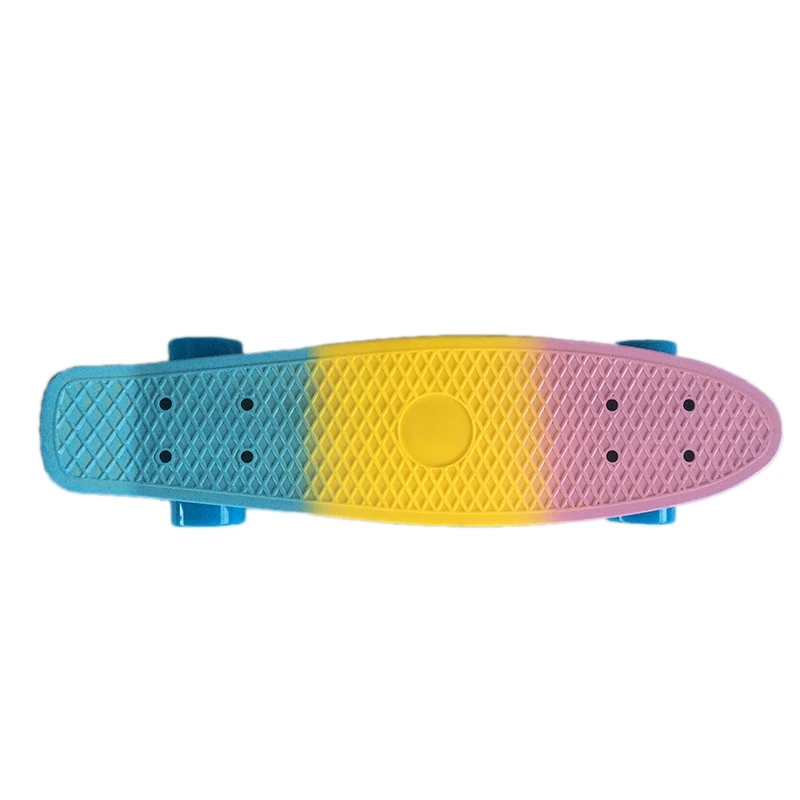 22 Inch Colorful Resilience PU Four-Wheel Small Fish Board Plastic Skateboard Single Tilt Deck Youth Four-Wheel Ska
22 Inch Colorful Resilience PU Four-Wheel Small Fish Board Plastic Skateboard Single Tilt Deck Youth Four-Wheel Ska