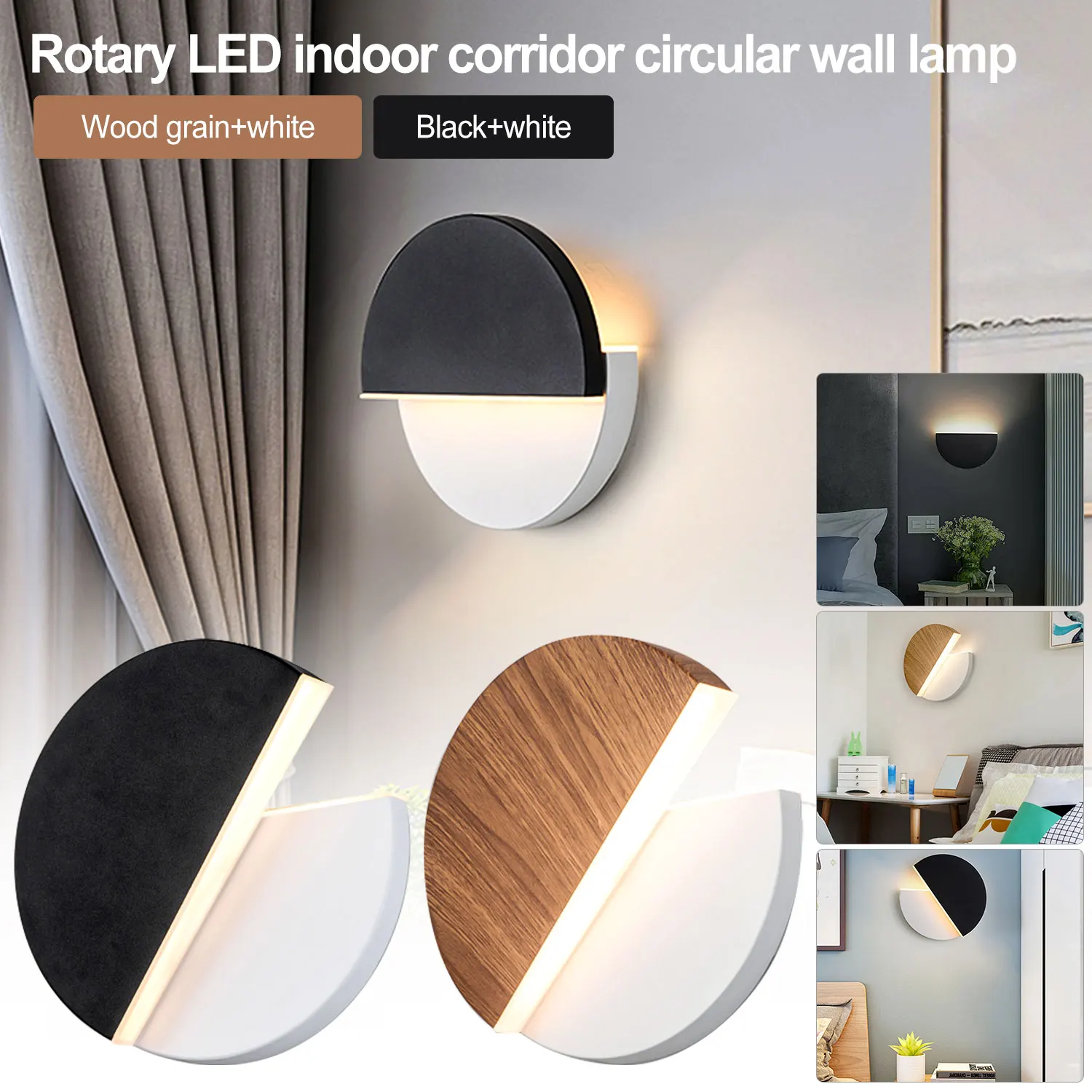 Creative LED Wall Lamp 360 Degree Rotation Adjustable Bedside Lights Modern Minimalist Bedroom Loft Aisle Round Art Wall Lights
Creative LED Wall Lamp 360 Degree Rotation Adjustable Bedside Lights Modern Minimalist Bedroom Loft Aisle Round Art Wall Lights