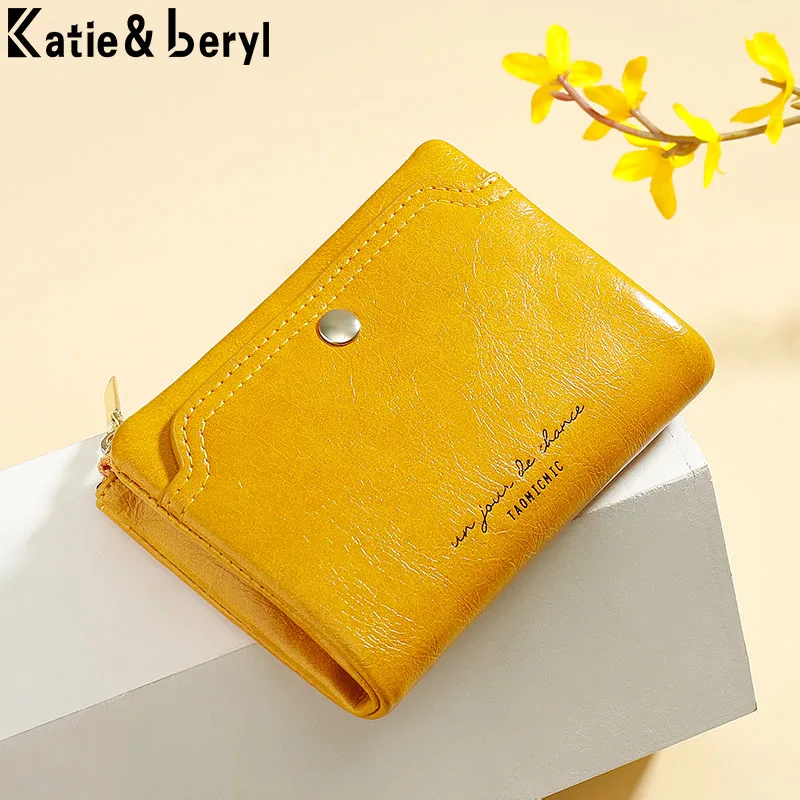 Fashion Simple fold Short Wallet For Womens soft PU Leather Zipper design Mini Coin Purse Card Holder Ladies Clutch Small Female
Fashion Simple fold Short Wallet For Womens soft PU Leather Zipper design Mini Coin Purse Card Holder Ladies Clutch Small Female