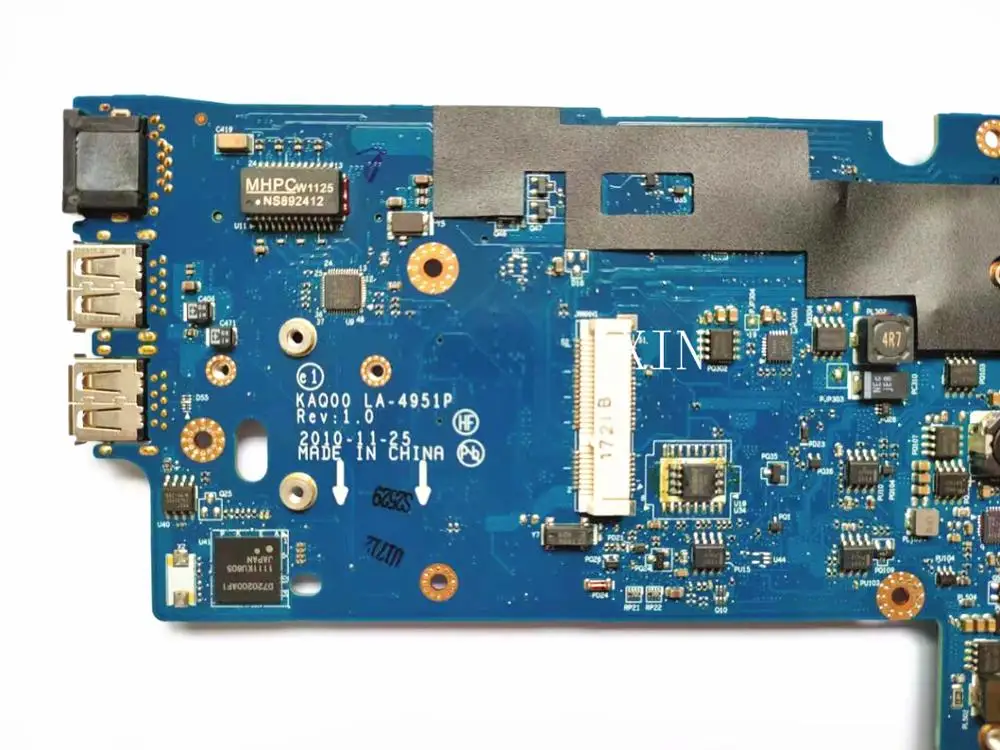 Материнская плата DDR3 для ноутбука HP 8540P 8540W KAQ00 595764-001 хорошо работает на 100% |