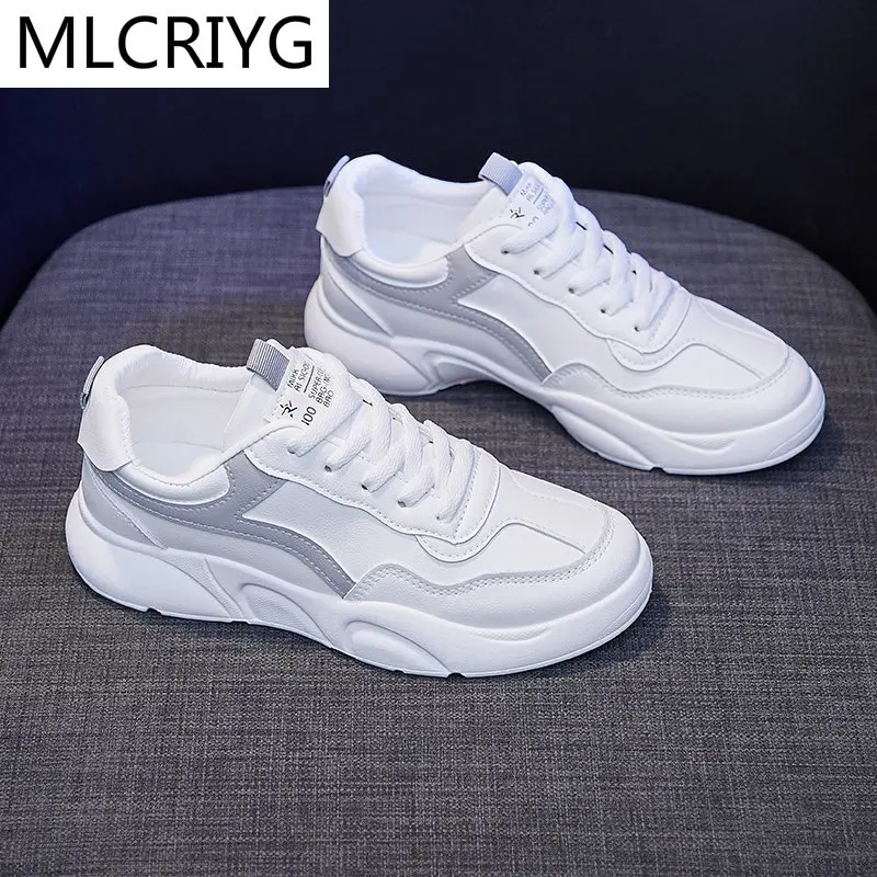 2021 Spring New Women Sneaker Fashionable and Comfortable Walking Lace-up Women's Vulcanized Shoes Platform Women's Casual Shoes
2021 Spring New Women Sneaker Fashionable and Comfortable Walking Lace-up Women's Vulcanized Shoes Platform Women's Casual Shoes