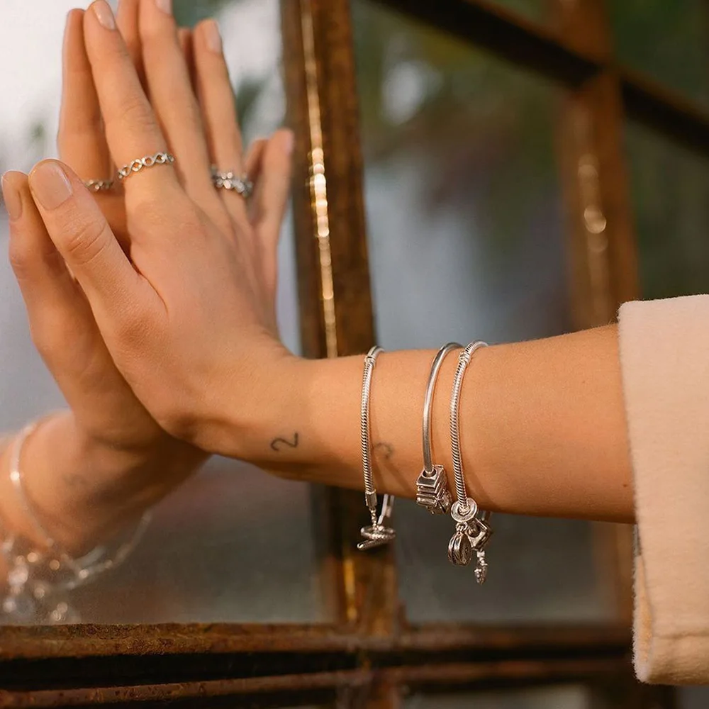 NEW Sterling Silver Bracelet Charm jewelry fit diy women bracelet fashion Jewelry gift
NEW Sterling Silver Bracelet Charm jewelry fit diy women bracelet fashion Jewelry gift