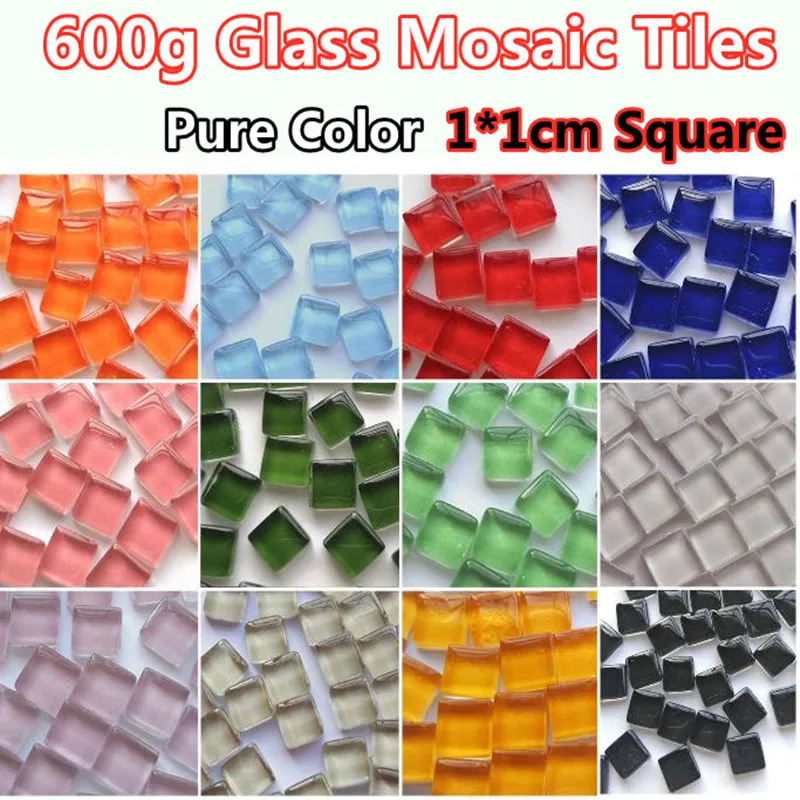 600g/21.16oz(Approx. 600pcs) Glass Mosaic Tiles 1cm*1cm*0.4cm Square DIY Mosaic Craft Materials Multi-Color Optional
600g/21.16oz(Approx. 600pcs) Glass Mosaic Tiles 1cm*1cm*0.4cm Square DIY Mosaic Craft Materials Multi-Color Optional