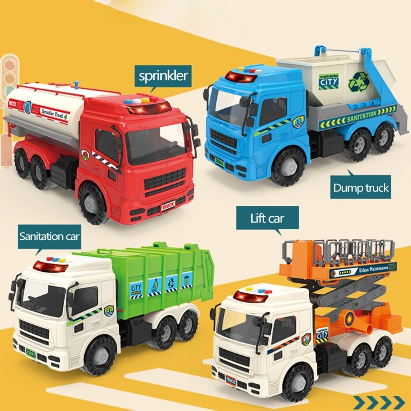 Urban Fleet Of Large Toy Car Simulation Garbage Truck Maintenance Truck Sprinkler Children Inertial Engineering Vehicle and
Urban Fleet Of Large Toy Car Simulation Garbage Truck Maintenance Truck Sprinkler Children Inertial Engineering Vehicle and