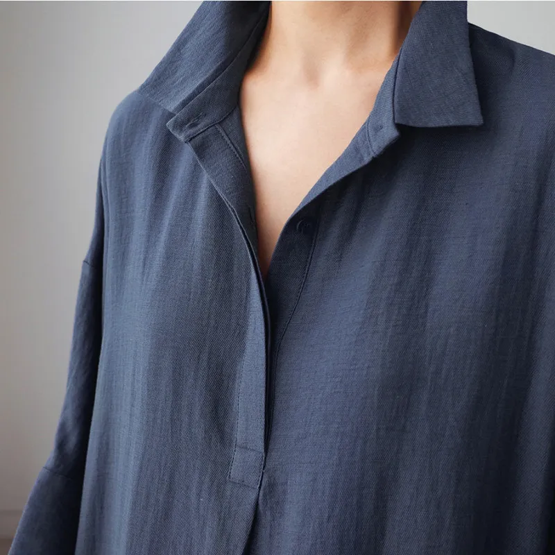 YourSeason 2021 New Ladies Plus Size Batwing Sleeve Dresses Spring Autumn Turn Down Collar Pocket Women Korean Loose Dress
YourSeason 2021 New Ladies Plus Size Batwing Sleeve Dresses Spring Autumn Turn Down Collar Pocket Women Korean Loose Dress