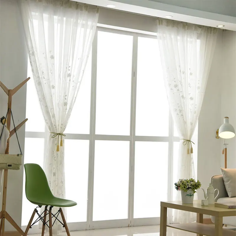 Embroidered White Floral Tulle Window Curtains For Living Room European Voile Sheer Curtains For Bedroom Kitchen Drapes Blinds
Embroidered White Floral Tulle Window Curtains For Living Room European Voile Sheer Curtains For Bedroom Kitchen Drapes Blinds
