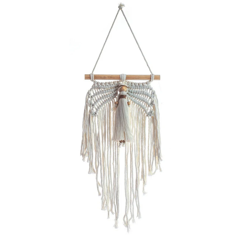 Bohemian Hand-woven Macrame Wall Hanging Art Tapestry Decoration Crafts Gorgeous Angel Wing Tapestry For Home Bedroom Decoration
Bohemian Hand-woven Macrame Wall Hanging Art Tapestry Decoration Crafts Gorgeous Angel Wing Tapestry For Home Bedroom Decoration