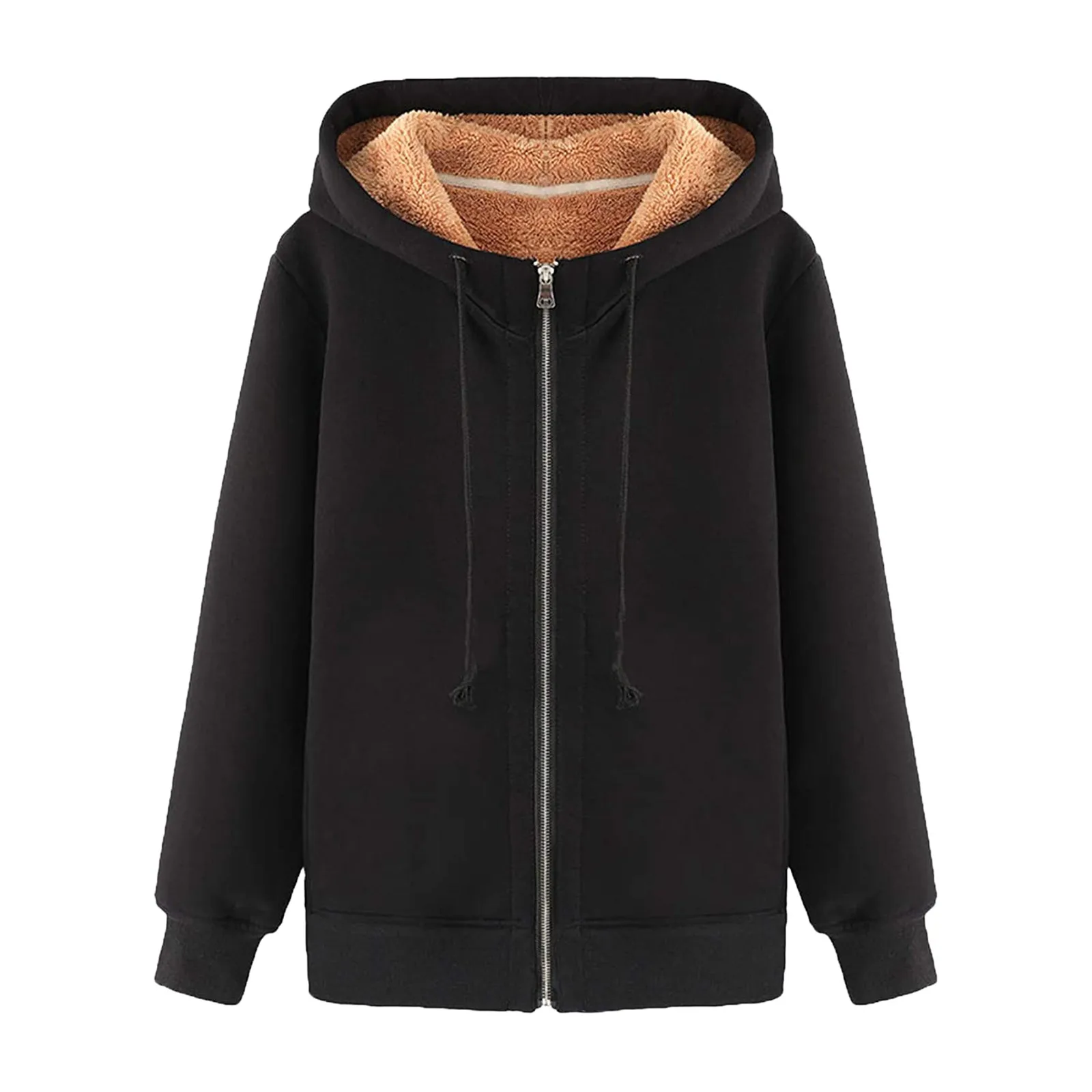 Women Winter Hoodies Coat Plush Jackets Solid Color Velvet Thick Warm Coat Zipper Sweatshirt Tops Winter Plus Size Outwear
Women Winter Hoodies Coat Plush Jackets Solid Color Velvet Thick Warm Coat Zipper Sweatshirt Tops Winter Plus Size Outwear