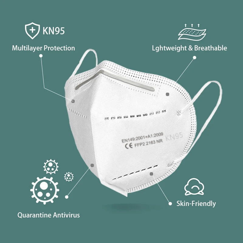 FFP2 Masks 5-Layer Breathable Non-woven Filter KN95 Mask Adult Protective Anti-dust Reuseable FFp2 Mouth Mascarillas Tapabocas
FFP2 Masks 5-Layer Breathable Non-woven Filter KN95 Mask Adult Protective Anti-dust Reuseable FFp2 Mouth Mascarillas Tapabocas