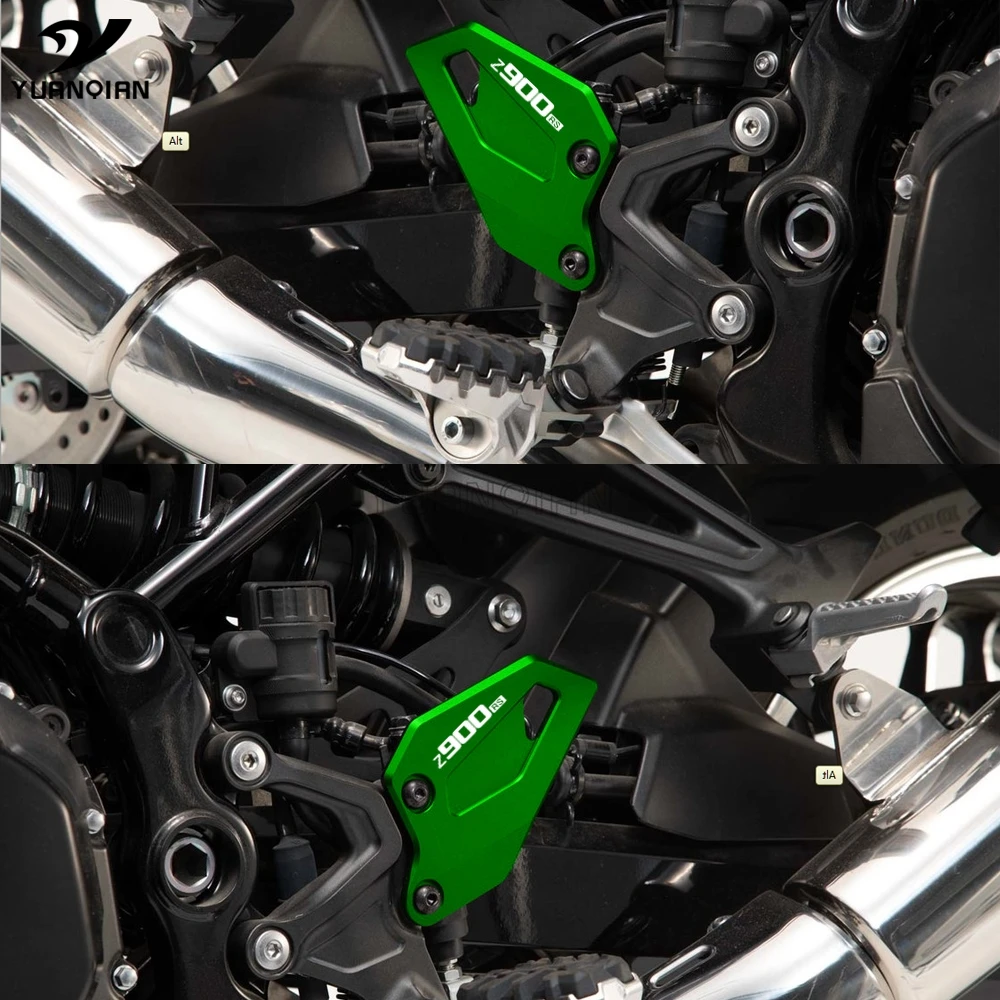 CNC Aluminum Motorcycle Foot Peg Heel Protection Protective Film Mount Heel Guard Protector For KAWASAKI Z900RS Z900 RS 17-2021
CNC Aluminum Motorcycle Foot Peg Heel Protection Protective Film Mount Heel Guard Protector For KAWASAKI Z900RS Z900 RS 17-2021