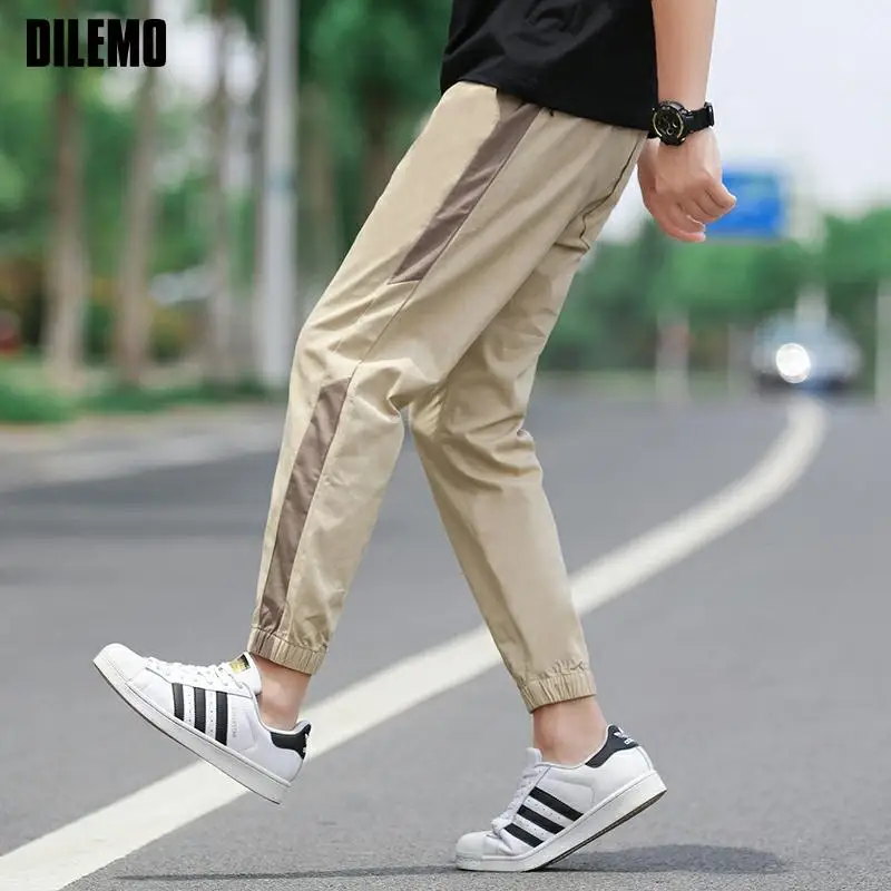 Top Quality Cotton New Designer Brand Casual Fashion Street Style Strappy Pants For Men Korean Elastic Trousers Men Clothes
Top Quality Cotton New Designer Brand Casual Fashion Street Style Strappy Pants For Men Korean Elastic Trousers Men Clothes