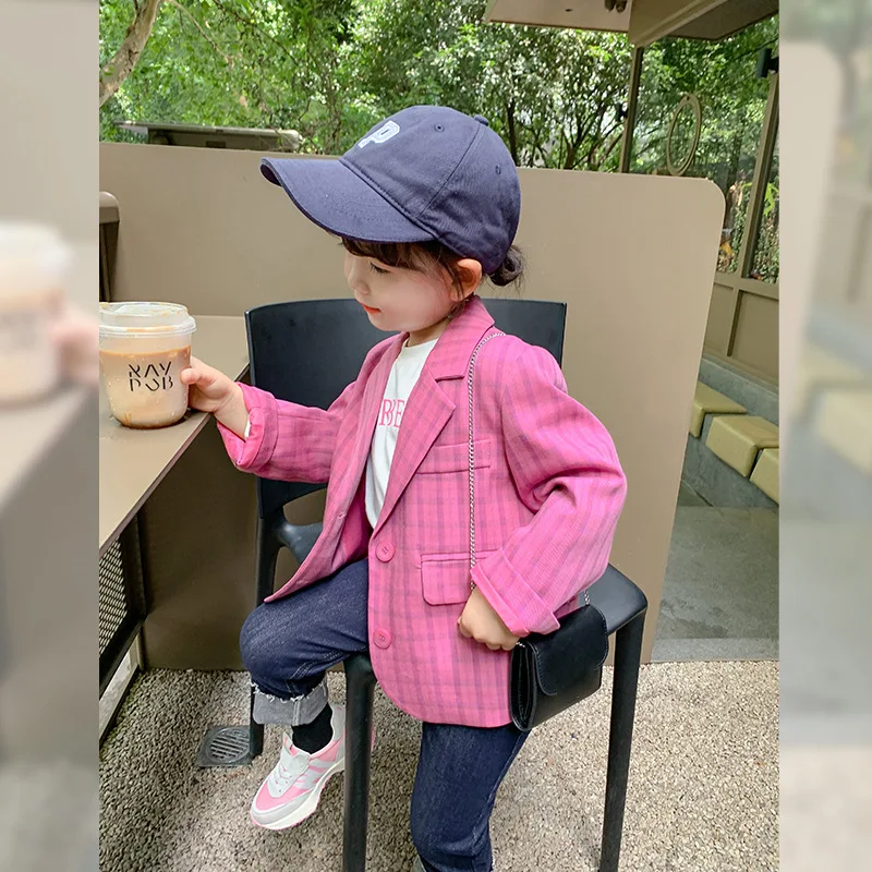 toddler girls pink blazers coats 2021 children's clothing little girls plaid blazers jackets in kids girls fashion outerwear 
toddler girls pink blazers coats 2021 children's clothing little girls plaid blazers jackets in kids girls fashion outerwear