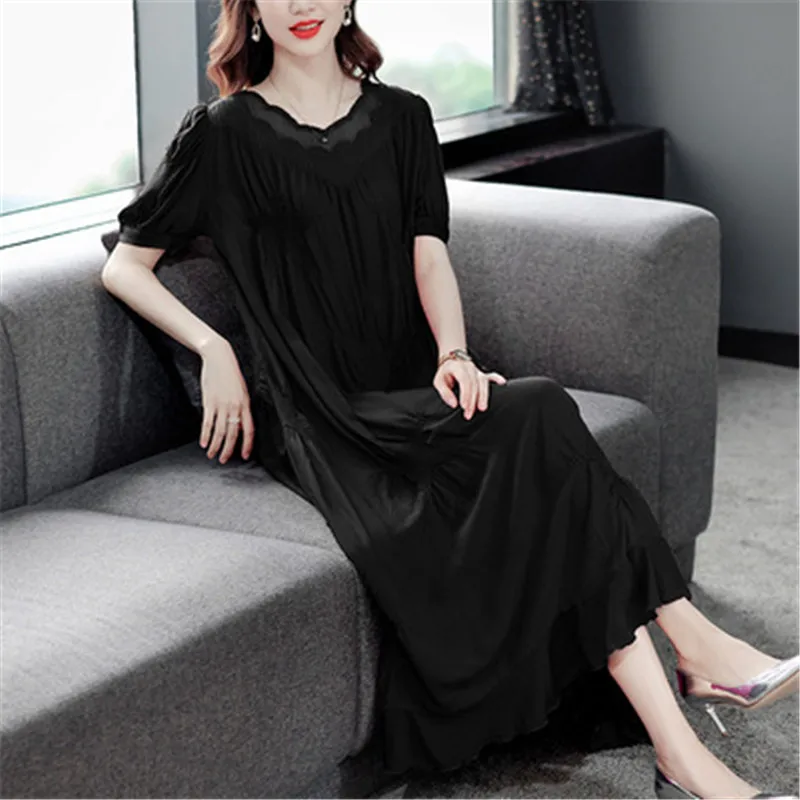 Miyake pleated dress female 21 summer new O-neck short-sleeved fashion temperament loose and thin plus size long red dress women
Miyake pleated dress female 21 summer new O-neck short-sleeved fashion temperament loose and thin plus size long red dress women