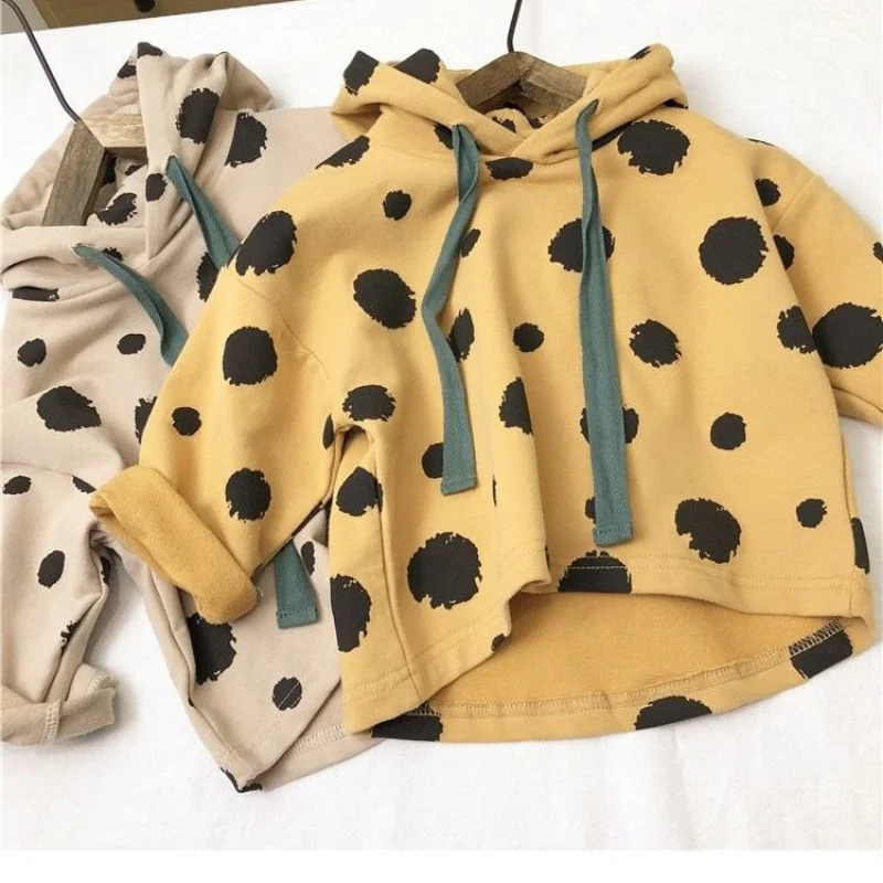 Children's Sweater 2021 Autumn New Simple Dot Pattern Boys and Girls' Cotton Korean Hoodie Top Kids Clothes Girls
Children's Sweater 2021 Autumn New Simple Dot Pattern Boys and Girls' Cotton Korean Hoodie Top Kids Clothes Girls
