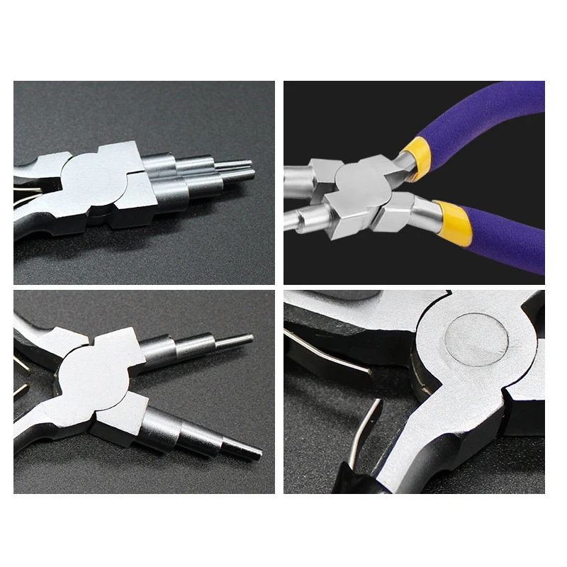 Six-Section Craft Jewelry Pliers Multi-Functional 6-in-1 Making Tool Coil-Winding Pliersnickel-Iron Multi-Section Size -
Six-Section Craft Jewelry Pliers Multi-Functional 6-in-1 Making Tool Coil-Winding Pliersnickel-Iron Multi-Section Size -