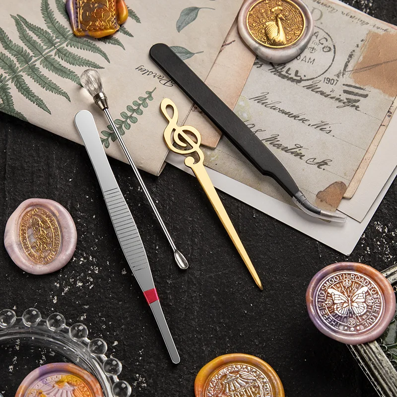 Fire Lacquer Stirring Rod Fire Lacquer Seal Tool Accessories Tweezers Music Note Stirring Rod Burning Wax Stirring Spoon
Fire Lacquer Stirring Rod Fire Lacquer Seal Tool Accessories Tweezers Music Note Stirring Rod Burning Wax Stirring Spoon