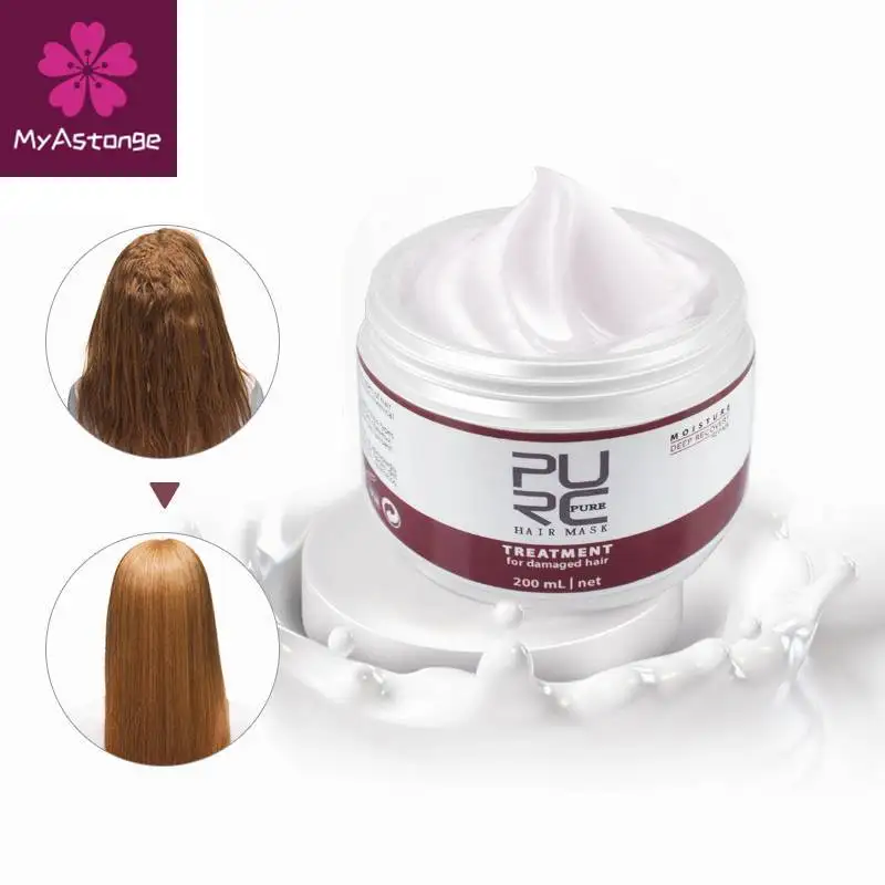 PURC Natural Keratin Hair Mask Deep Repair Damage Dry Hair Eliminates Frizzy Hair Conditioner For Womens Hair Care Product 200ML
PURC Natural Keratin Hair Mask Deep Repair Damage Dry Hair Eliminates Frizzy Hair Conditioner For Womens Hair Care Product 200ML