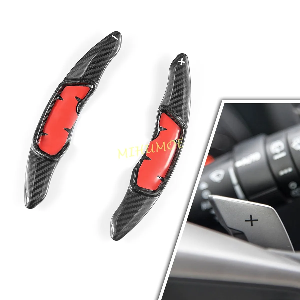 Carbon Fiber Steering Wheel Paddle Shifter For Subaru Forester XV Crosstrek Ascent Impreza Black
Carbon Fiber Steering Wheel Paddle Shifter For Subaru Forester XV Crosstrek Ascent Impreza Black