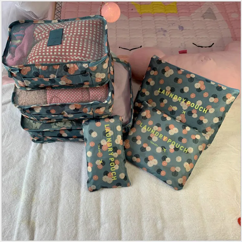 Travel Packing Cubes 6pcs/set Fashion Waterproof Large Capacity Clothing Sorting Organize Bag Storage Package Men Weekender Bag
Travel Packing Cubes 6pcs/set Fashion Waterproof Large Capacity Clothing Sorting Organize Bag Storage Package Men Weekender Bag