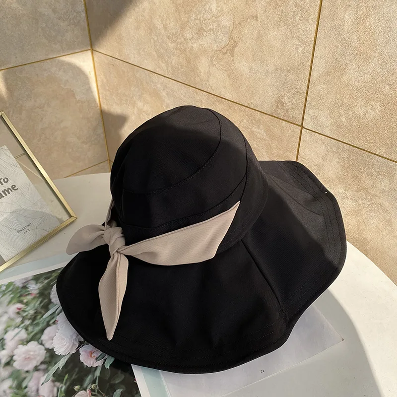 Summer Spring Bow Sun Hat Women Panama Anti-UV Wide Brim Beach Hat Bowknot Foldable Bucket Hat Fisherman Cap
Summer Spring Bow Sun Hat Women Panama Anti-UV Wide Brim Beach Hat Bowknot Foldable Bucket Hat Fisherman Cap