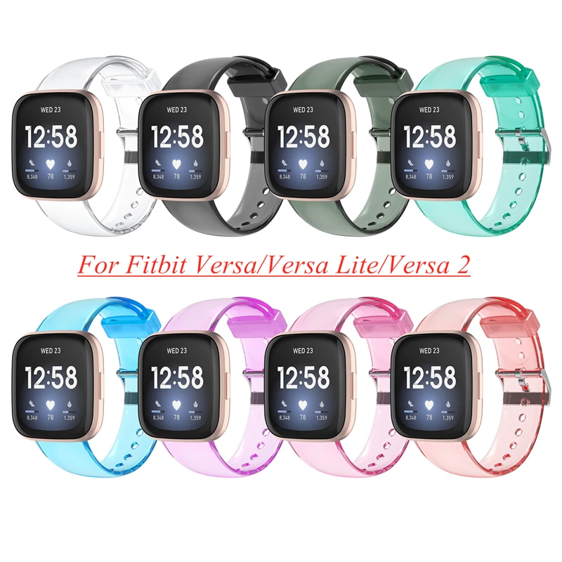 Clear Band For Fitbit Versa/Versa 2 Replacement Bracelet Soft Silicone Waterproof Transparent Wrist Watchband Fitbit Versa Lite
Clear Band For Fitbit Versa/Versa 2 Replacement Bracelet Soft Silicone Waterproof Transparent Wrist Watchband Fitbit Versa Lite
