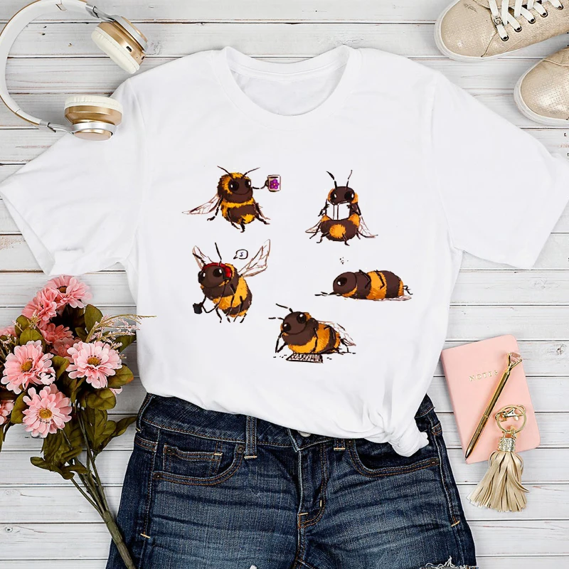 T-shirts Women Bee Life Cartoon 90s Style Fashion Spring Summer Tshirt Top Lady Stylish Sexy Print Clothes Tee T-Shirt
T-shirts Women Bee Life Cartoon 90s Style Fashion Spring Summer Tshirt Top Lady Stylish Sexy Print Clothes Tee T-Shirt