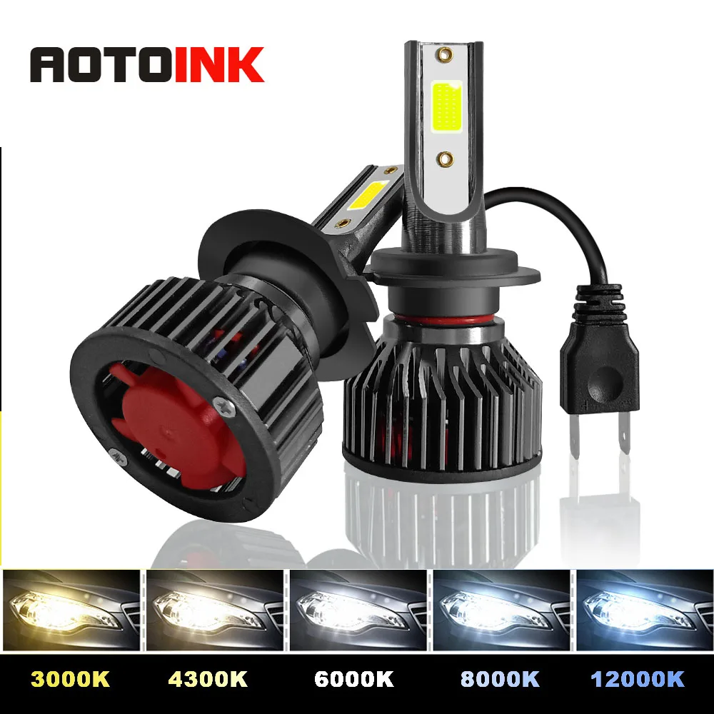 AOTOINK COB H1 LED H4 Car Headlight H8 H9 H11 Light H3 Bulb 880 12V 60W 9005 9006 6500K
AOTOINK COB H1 LED H4 Car Headlight H8 H9 H11 Light H3 Bulb 880 12V 60W 9005 9006 6500K