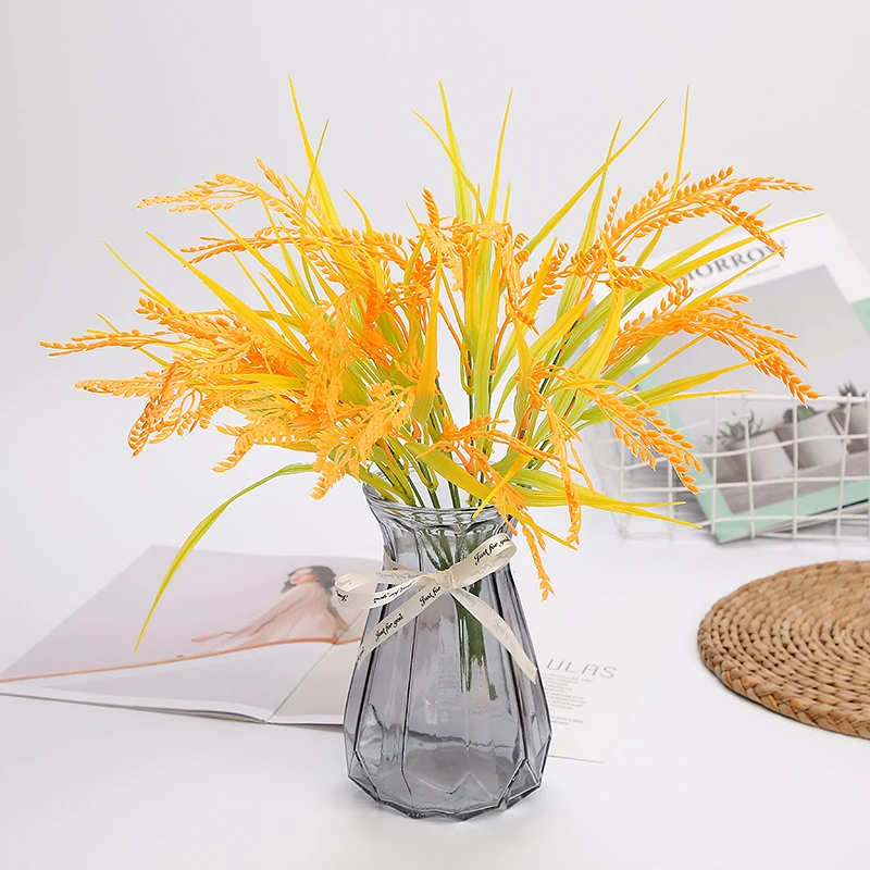 7 Branch Paddy Wheat Flower Decoration Dried Plants Wheat Bouquet Artificial Plant for Table decoration
7 Branch Paddy Wheat Flower Decoration Dried Plants Wheat Bouquet Artificial Plant for Table decoration