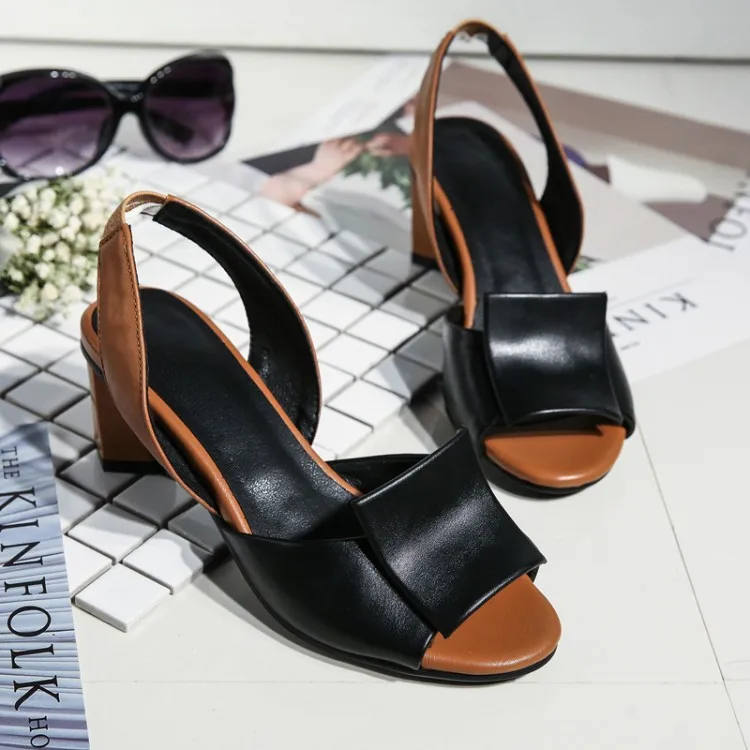 2021 New Big Size 35-43 Slingback Sandals Women Brand Mixed Colors Back Strap Summer Shoes Woman Thick Heels Sandals Footwear
2021 New Big Size 35-43 Slingback Sandals Women Brand Mixed Colors Back Strap Summer Shoes Woman Thick Heels Sandals Footwear