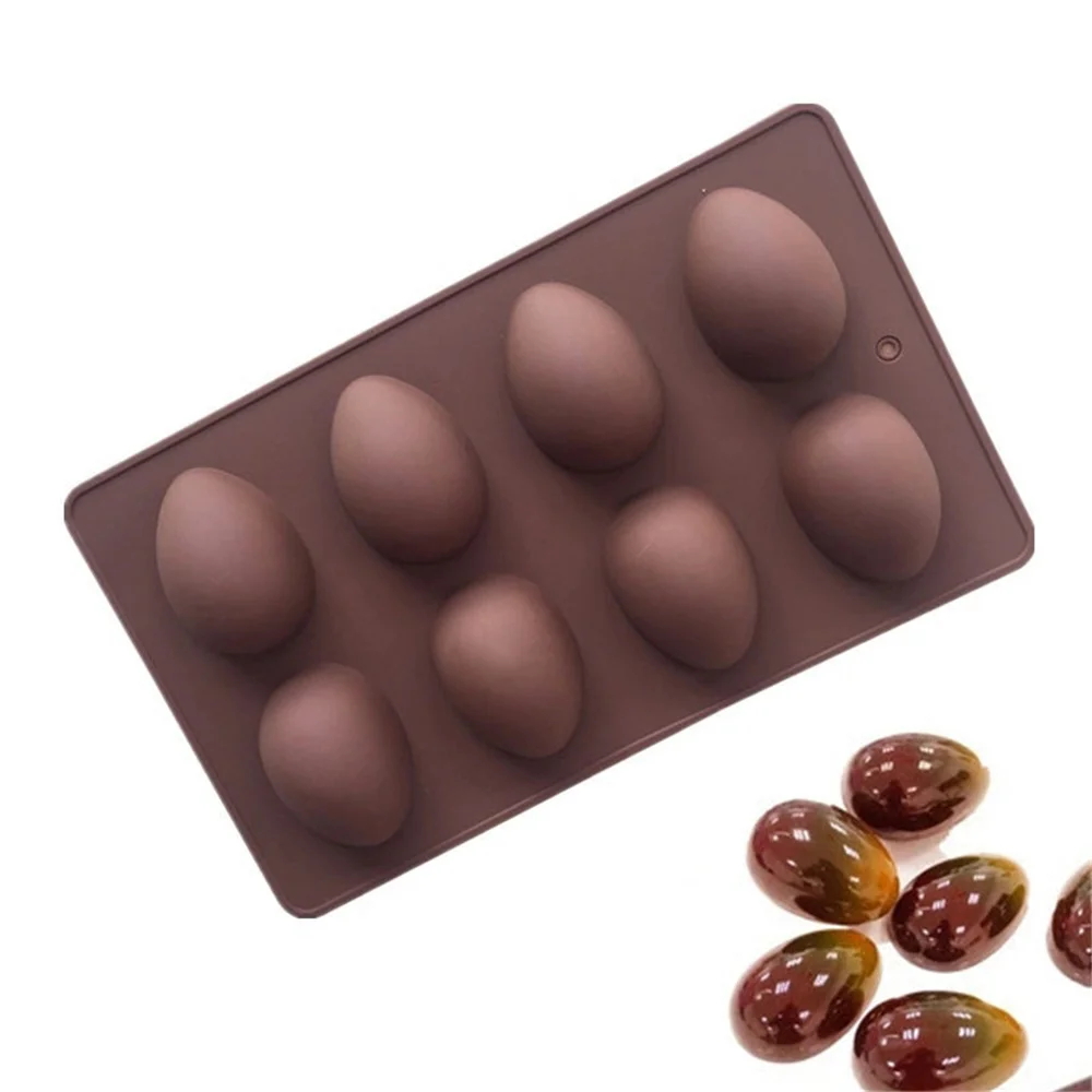 New 8 Eggs Shaped Easter Eggs Silicone Baking Mold Pastry Chocolate Mold Pudding Ice Tray Mould Easter Diy Soap Mold
New 8 Eggs Shaped Easter Eggs Silicone Baking Mold Pastry Chocolate Mold Pudding Ice Tray Mould Easter Diy Soap Mold