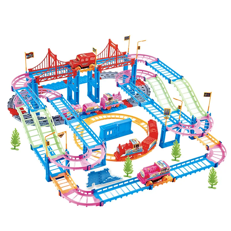 Children's Variety Rail Car Toy Tumas Small Train Assembled Electric High-Speed Rail Fancy Toy
Children's Variety Rail Car Toy Tumas Small Train Assembled Electric High-Speed Rail Fancy Toy