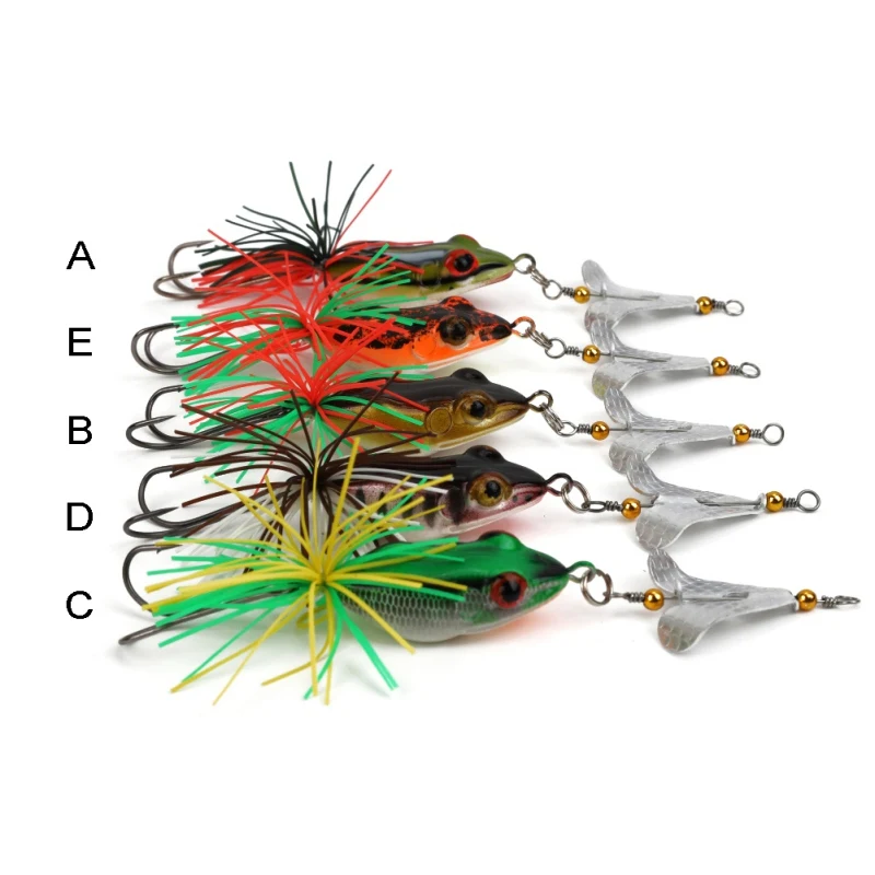 1PCS Hard Fishing Lure With Propeller Large Noise Isca Frog Lure 135mm 9g Pesca Frog Sinking Snakehead Bait Fishing
1PCS Hard Fishing Lure With Propeller Large Noise Isca Frog Lure 135mm 9g Pesca Frog Sinking Snakehead Bait Fishing