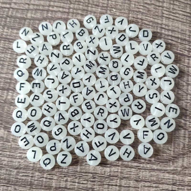 100/200/300PCS Luminous English Letter Beads Alphabet Acrylic Beads Making Bracelets Necklace DIY Jewelry Accessories
100/200/300PCS Luminous English Letter Beads Alphabet Acrylic Beads Making Bracelets Necklace DIY Jewelry Accessories