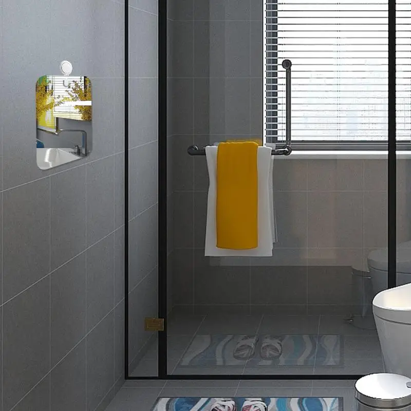 Acrylic Portable Bathroom Fog Free Travel Mirror Shower Mirror Bathroom Unbreakable Portable Traveling Shaving Mirror 13*17cm
Acrylic Portable Bathroom Fog Free Travel Mirror Shower Mirror Bathroom Unbreakable Portable Traveling Shaving Mirror 13*17cm