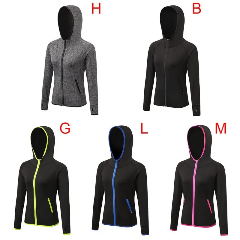 Ladies Autumn And Winter Sports Jacket Fitness Yoga Color Matching Zpper Hoodie Quick-drying Jacket Women Sport Shirt
Ladies Autumn And Winter Sports Jacket Fitness Yoga Color Matching Zpper Hoodie Quick-drying Jacket Women Sport Shirt