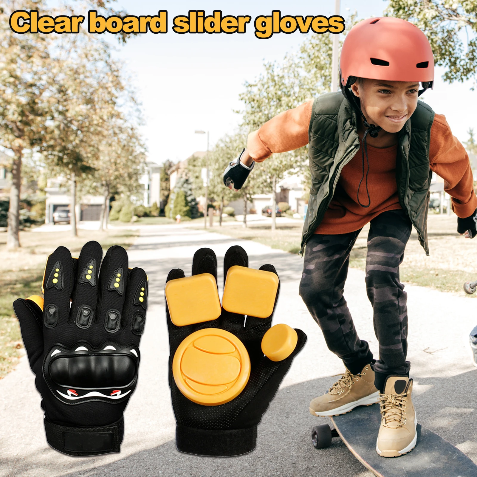 1 Pair Skateboard Drift Gloves Downhill Roller Long Board Slider Turning Glove Slide Brake Longboard Armguard Hands Protection
1 Pair Skateboard Drift Gloves Downhill Roller Long Board Slider Turning Glove Slide Brake Longboard Armguard Hands Protection