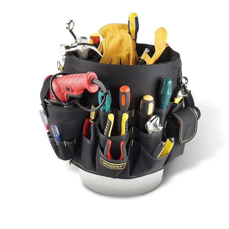 Hardware Tool Bucket Bag Multi-function Repair Tool Bag Storage and Sorting Tool Bucket
Hardware Tool Bucket Bag Multi-function Repair Tool Bag Storage and Sorting Tool Bucket