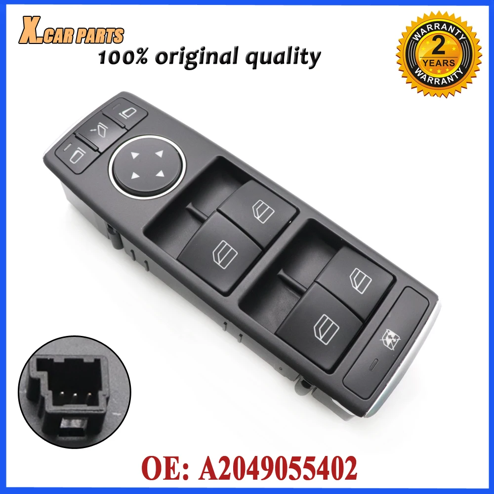 Car Power Window Control Master Switch A2049055402 For Mercedes-Benz W212 E-Class W204 C-Class C250 C300 C350 E350 E400 A207
Car Power Window Control Master Switch A2049055402 For Mercedes-Benz W212 E-Class W204 C-Class C250 C300 C350 E350 E400 A207