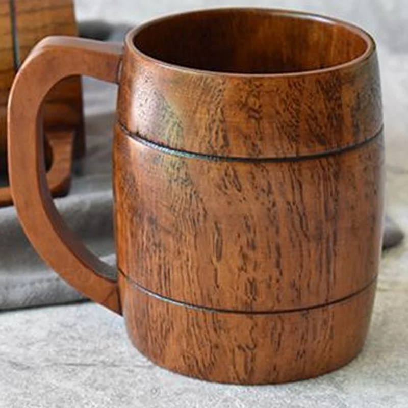 500ML Free Drink Large Jujube Wood with Handle Beer Wooden Cup Milk Cup Handy Cup
500ML Free Drink Large Jujube Wood with Handle Beer Wooden Cup Milk Cup Handy Cup