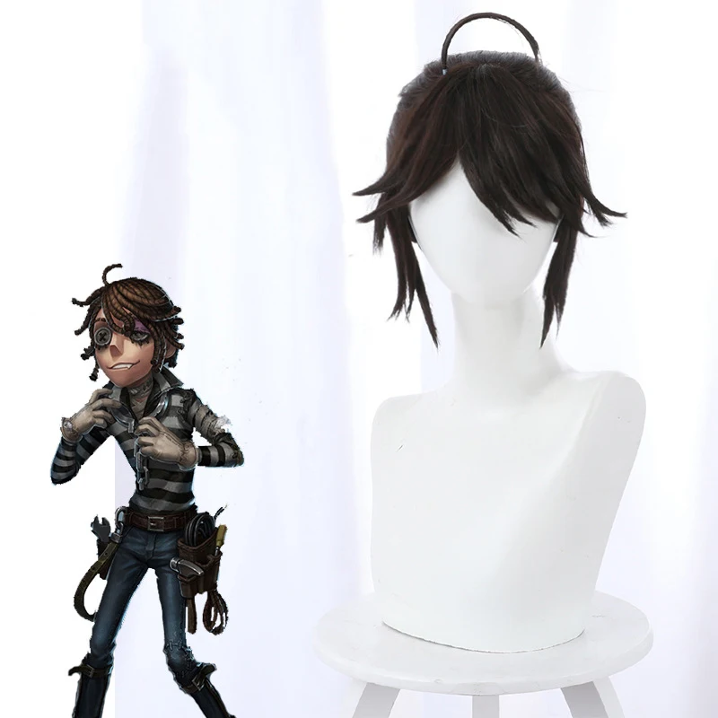 Anime Wig Cosplay Boys Brown Short Hair Carnival Birthday Party Cosplay Props Synthetic Heat-resistant Wig Horns Cosplay 
Anime Wig Cosplay Boys Brown Short Hair Carnival Birthday Party Cosplay Props Synthetic Heat-resistant Wig Horns Cosplay