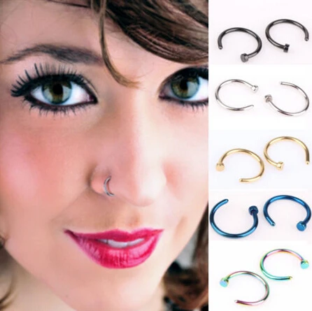 2 Pcs/Lot Fashion Fake Septum Medical Titanium Nose Ring Piercing Body Clip Hoop For Women Girls Septum Jewelry Gift
2 Pcs/Lot Fashion Fake Septum Medical Titanium Nose Ring Piercing Body Clip Hoop For Women Girls Septum Jewelry Gift