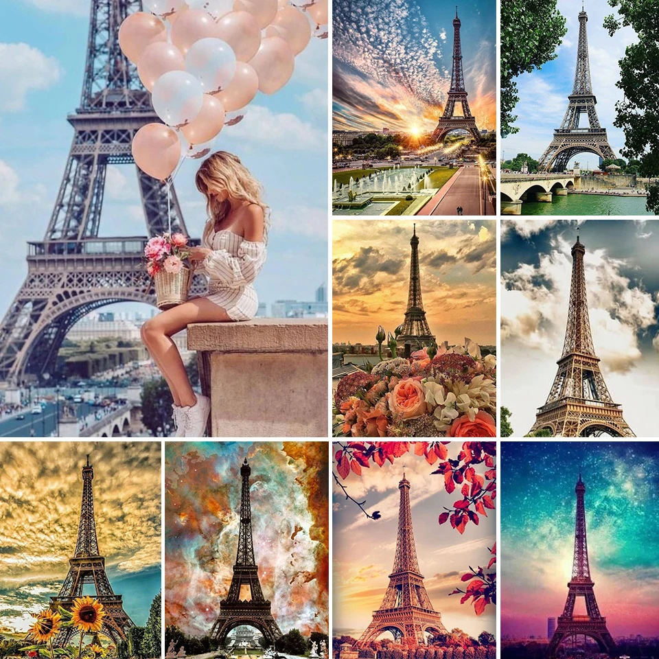 5D Diy Diamond Painting Full Square Paris Tower Cross Stitch Kit Art Picture of Rhinestones Embroidery Diamond Mosaic Landscape
5D Diy Diamond Painting Full Square Paris Tower Cross Stitch Kit Art Picture of Rhinestones Embroidery Diamond Mosaic Landscape