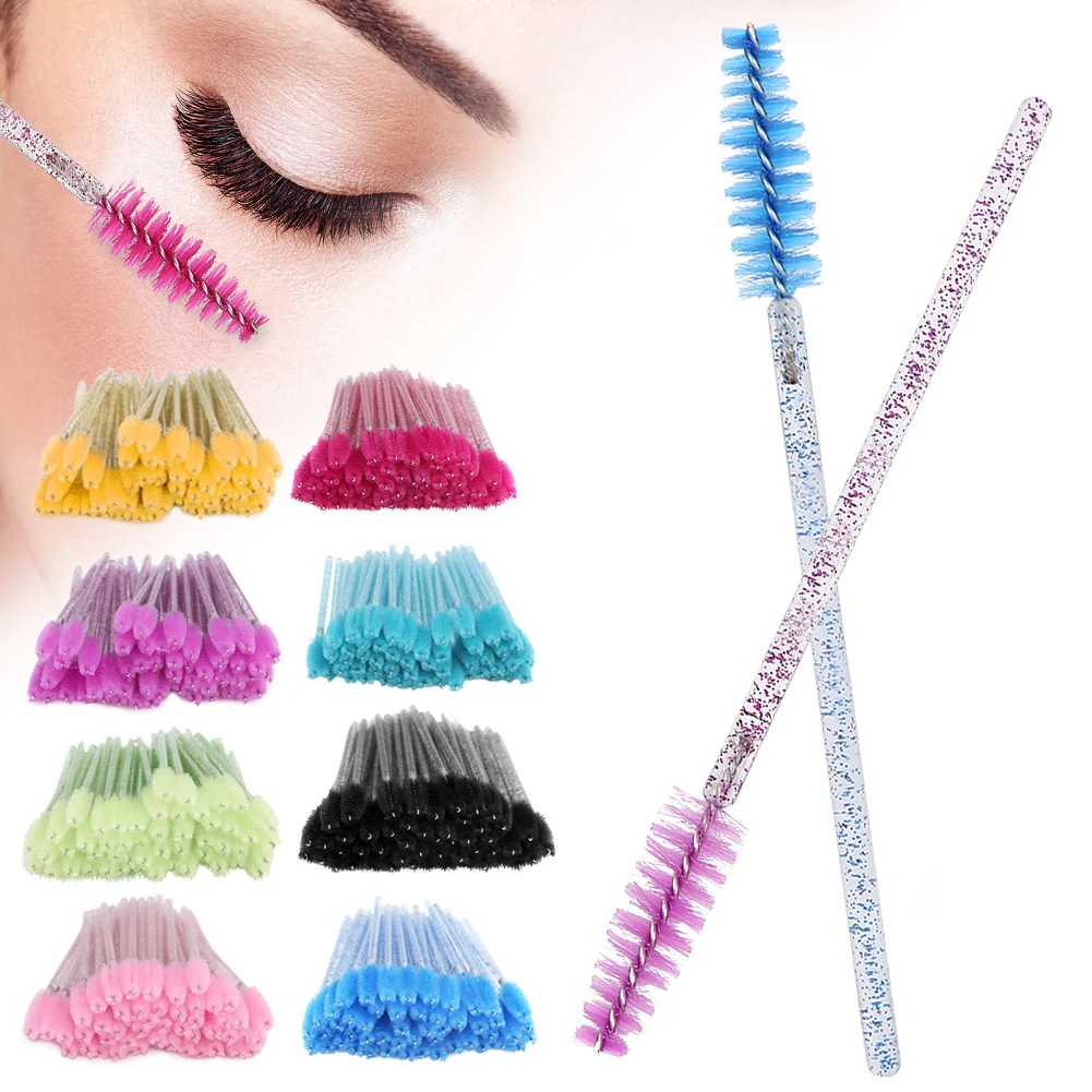 Disposable 50Pcs Nylon Makeup Brush Mascara Wands Eyelash Eyebrow Disposable Portable Brush Eyelash Extension Makeup Tool New
Disposable 50Pcs Nylon Makeup Brush Mascara Wands Eyelash Eyebrow Disposable Portable Brush Eyelash Extension Makeup Tool New