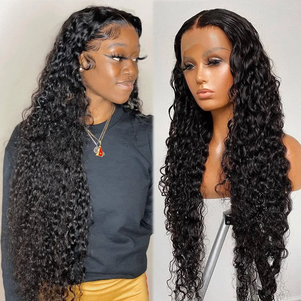 Water Wave Lace Front Wig HD Transparent Lace Frontal Wigs T Part 180 Density Remy Brazilian Curly Lace Front Human Hair Wigs
Water Wave Lace Front Wig HD Transparent Lace Frontal Wigs T Part 180 Density Remy Brazilian Curly Lace Front Human Hair Wigs