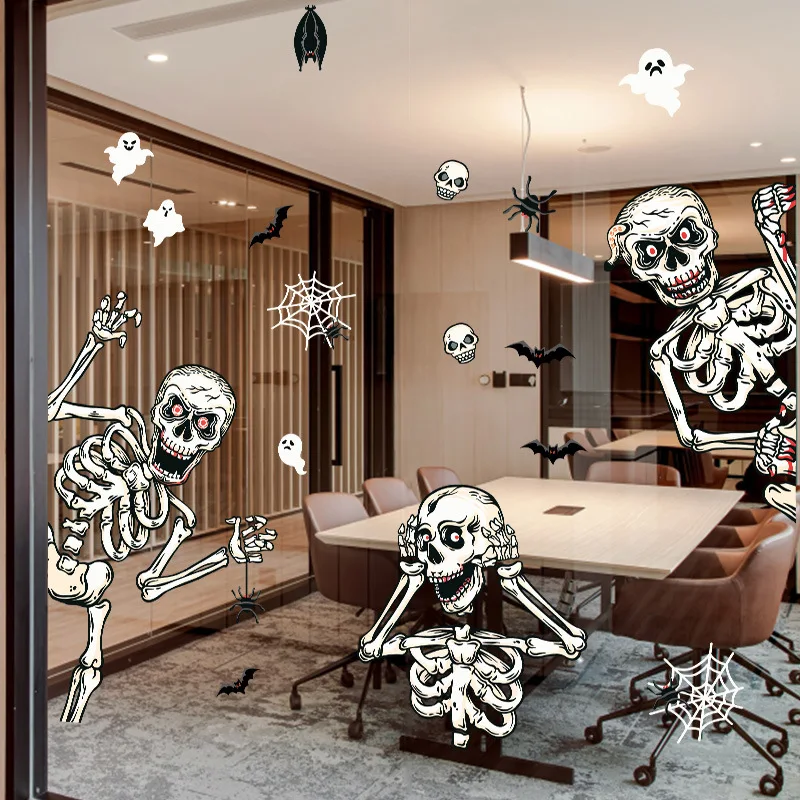 Halloween Decoration Wall Static Stickers Window Skull Party Stickers Horror Party Happy Halloween Party Decor For Home 2021 
Halloween Decoration Wall Static Stickers Window Skull Party Stickers Horror Party Happy Halloween Party Decor For Home 2021