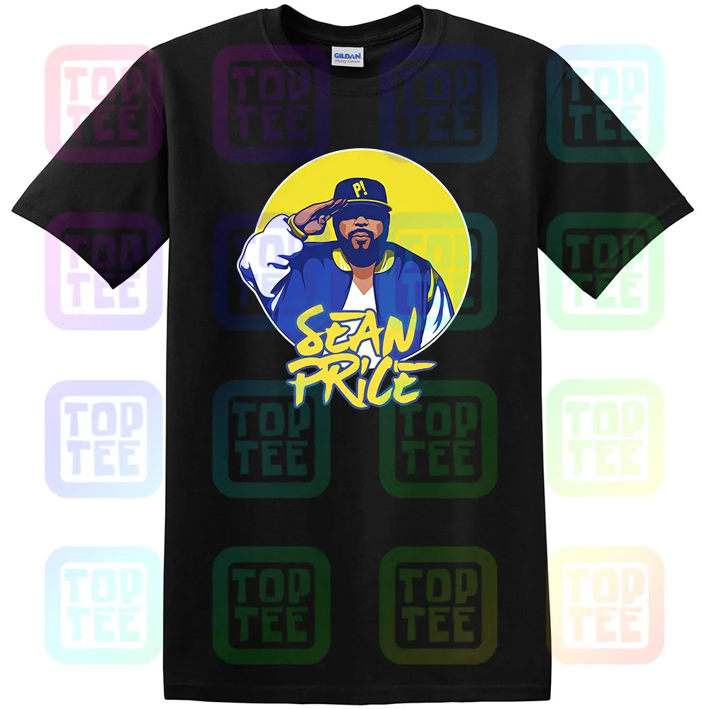 Новинка мужская футболка Sean Price в стиле хип-хоп Music Legend черного цвета | Мужская