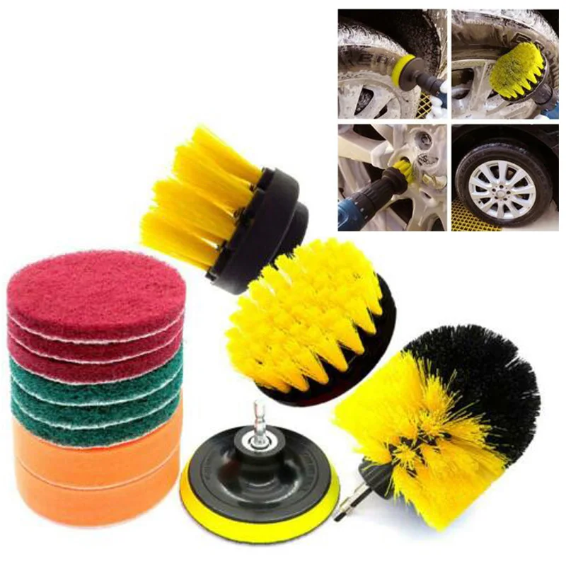 12Pcs Electric Power Scrub Drilling Brushes Scrubber Set Cleaning Kit Tile Reusable Convenient
12Pcs Electric Power Scrub Drilling Brushes Scrubber Set Cleaning Kit Tile Reusable Convenient